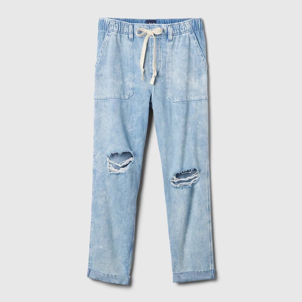 GAP Mid Rise Easy Denim Utility Jeans